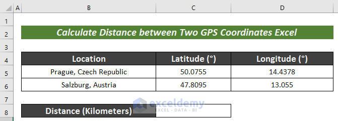 Calculate Distance Between Two Gps Coordinates