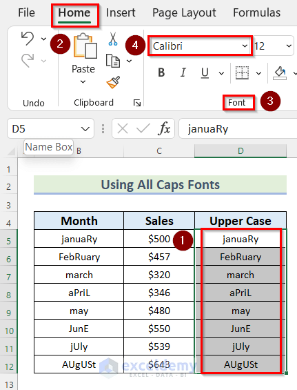 excel-change-to-proper-case-without-formula-6-easy-ways