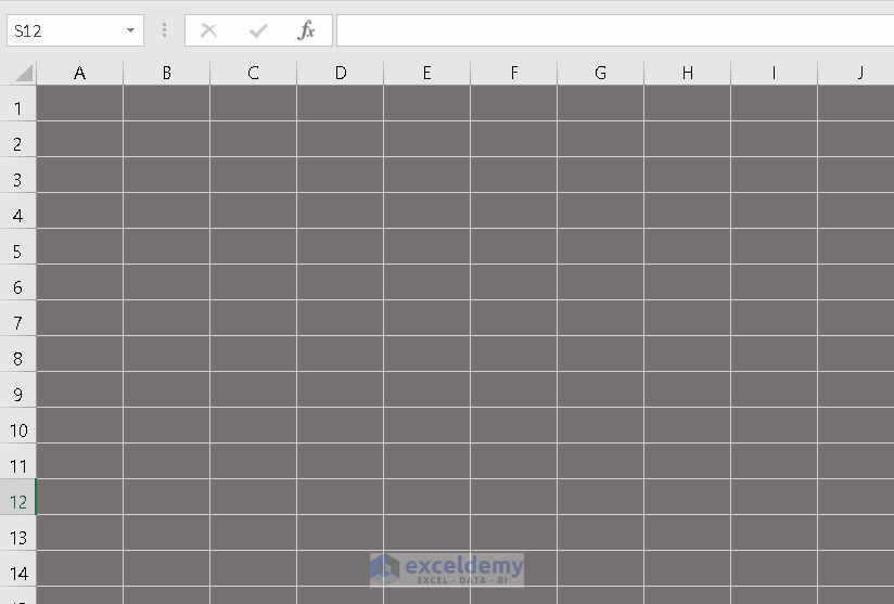 How To Change Background Color To Grey In Excel Step By Step 