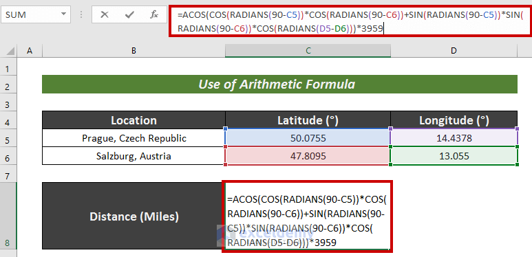 Calculate Distance Between Two Gps Coordinates