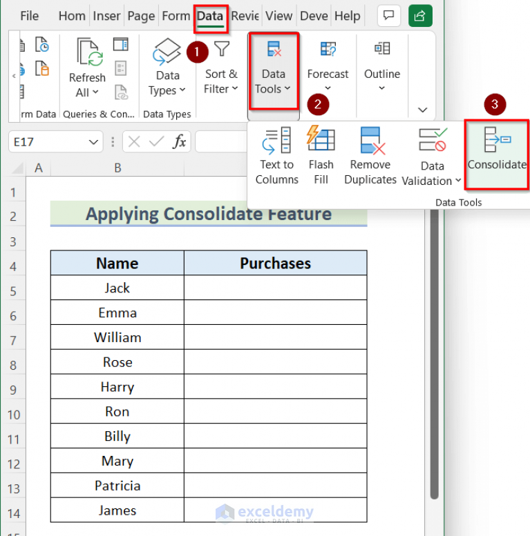 How To Consolidate Data From Multiple Columns In Excel