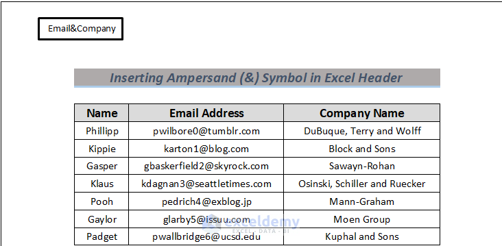 how-to-insert-symbol-in-excel-header-4-ideal-methods