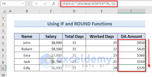 How to Calculate DA on Basic Salary in Excel (3 Easy Ways) - ExcelDemy