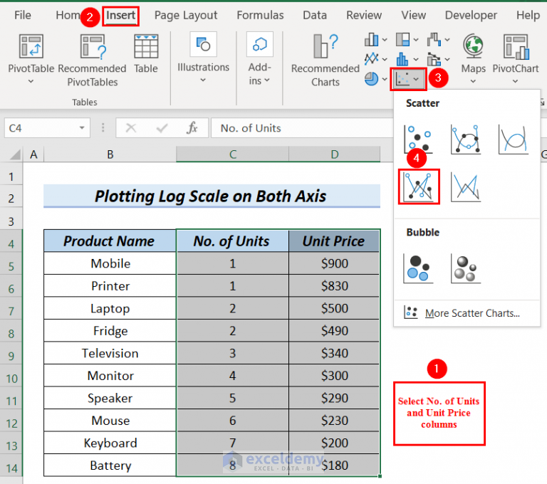 how-to-plot-log-scale-in-excel-2-easy-methods-exceldemy