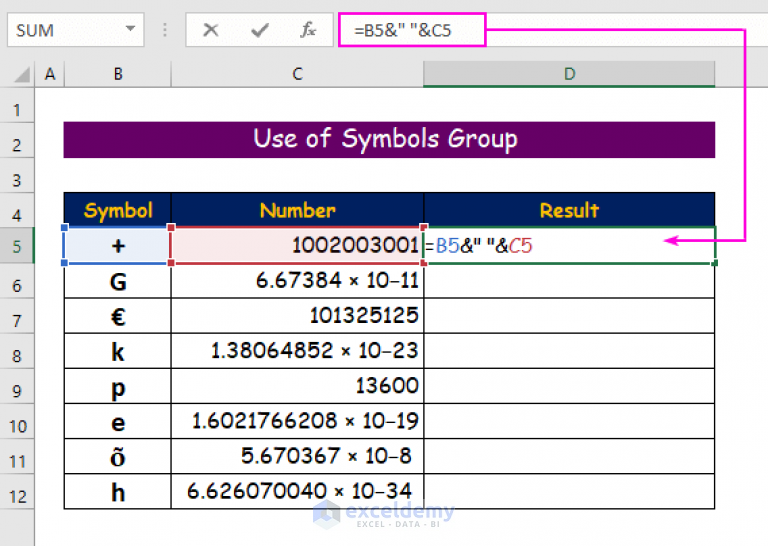 how-to-add-symbol-before-a-number-in-excel-3-ways-exceldemy