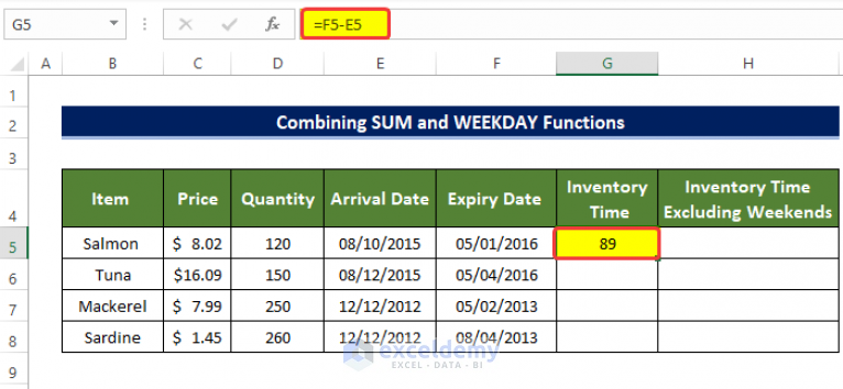 how-to-use-ageing-formula-in-excel-excluding-weekends-4-easy-ways