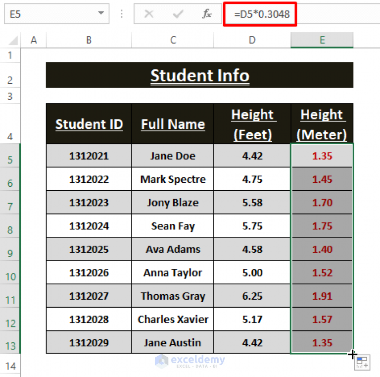 how-to-convert-feet-to-meters-in-excel-4-simple-methods-exceldemy