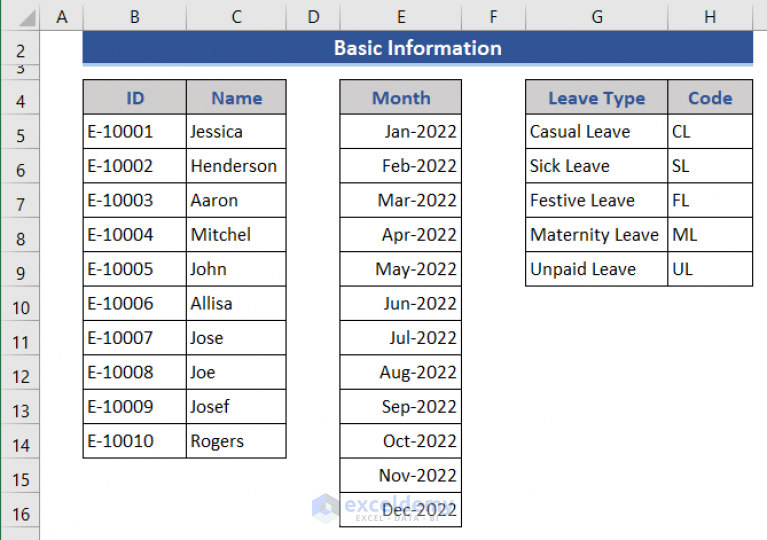 How to Calculate Annual Leave in Excel (with Detailed Steps)