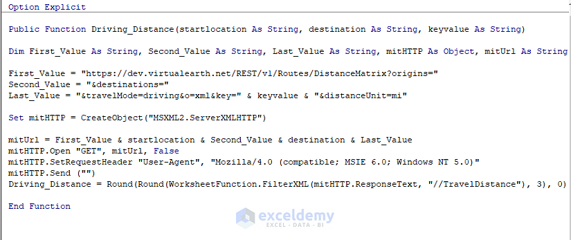 how-to-calculate-driving-distance-between-two-addresses-in-excel