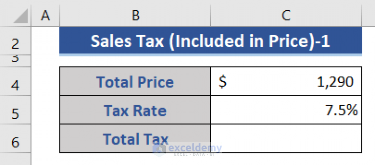 how-to-calculate-sales-tax-in-excel-4-suitable-ways-exceldemy