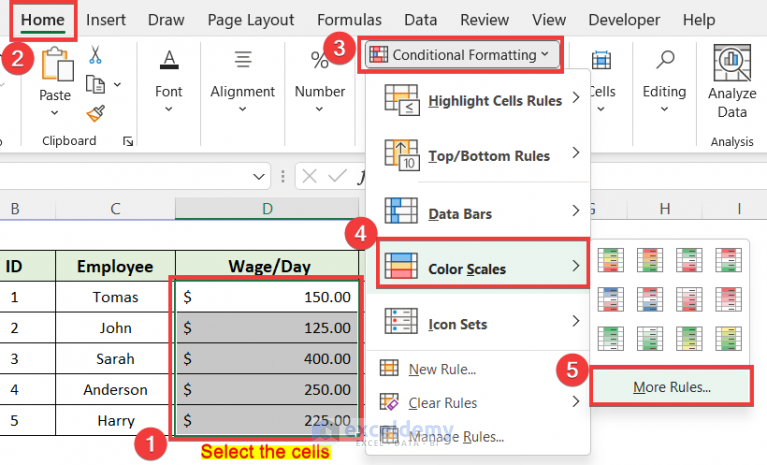 excel-conditional-formatting-color-scale-based-on-another-cell