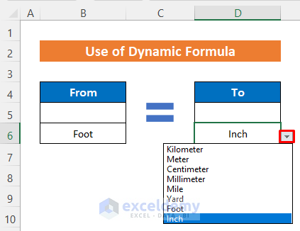 How to Convert Feet to Inches in Excel (4 Quick Methods) - ExcelDemy