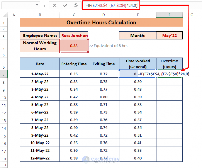 how-to-calculate-overtime-hours-in-excel-using-if-function-exceldemy