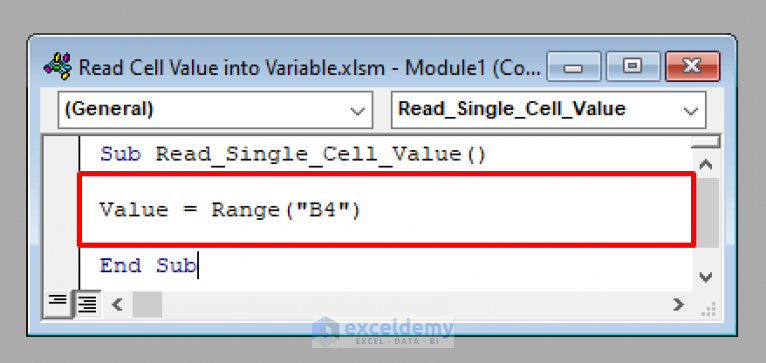 excel-vba-read-cell-value-into-variable-3-suitable-methods