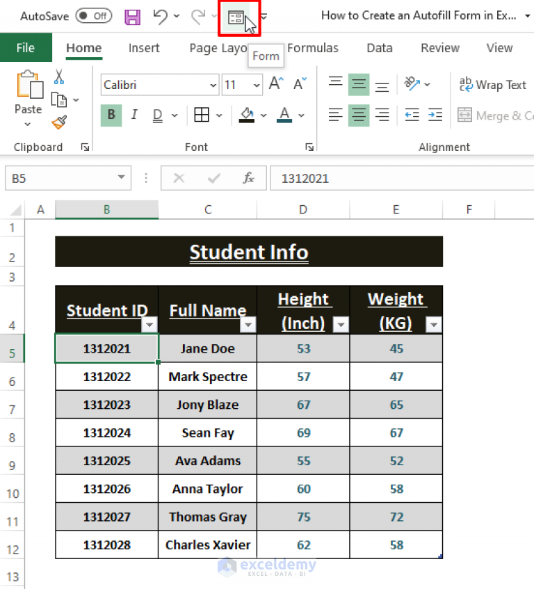 how-to-create-an-autofill-form-in-excel-step-by-step-guide-exceldemy