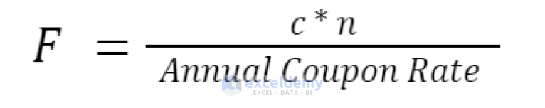 How To Calculate Face Value Of A Bond In Excel 3 Easy Ways 