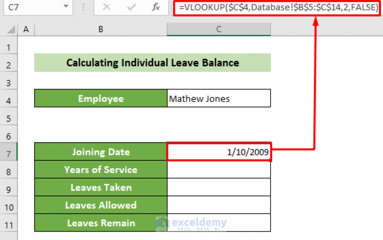 how-to-calculate-leave-balance-in-excel-with-detailed-steps