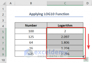 How to Calculate Log in Excel (6 Effective Methods) - ExcelDemy