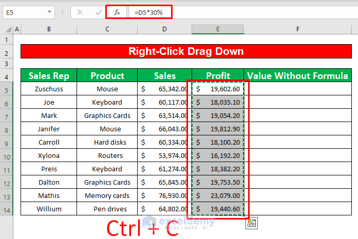 convert-formula-to-value-without-paste-special-in-excel-5-easy-methods