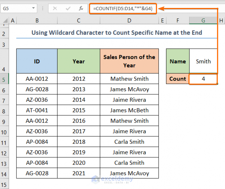 how-to-count-specific-names-in-excel-3-useful-methods