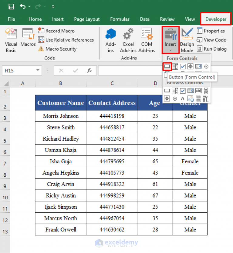 how to make data entry form in excel vba