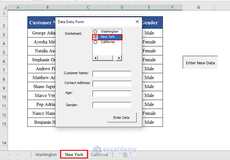 How To Create Data Entry Form In Excel Vba With Easy Steps