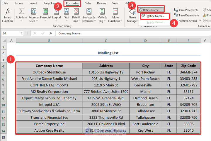 How To Create Labels In Word From Excel List with Easy Steps 