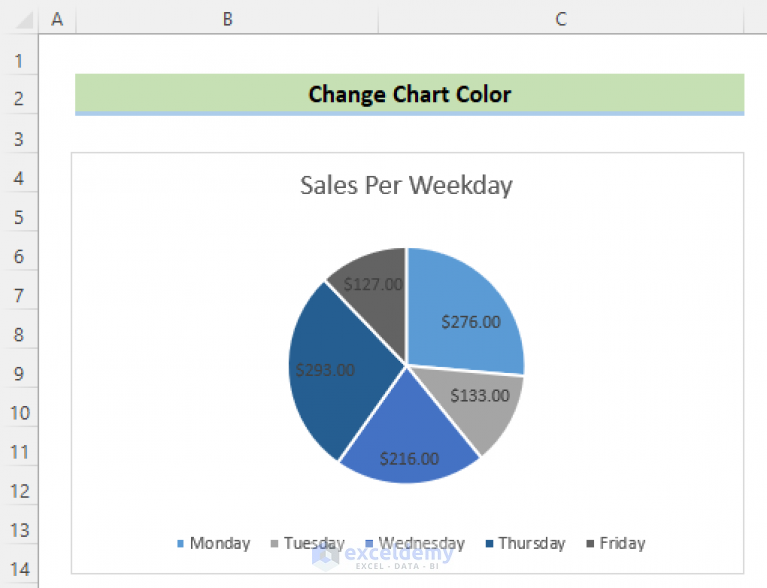 Pie Chart Edit In Excel 