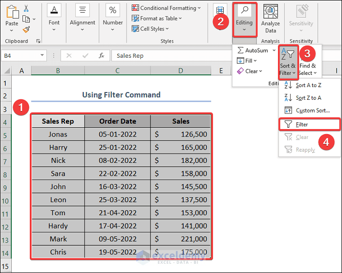 How To Group Dates By Filter In Excel 3 Easy Methods ExcelDemy