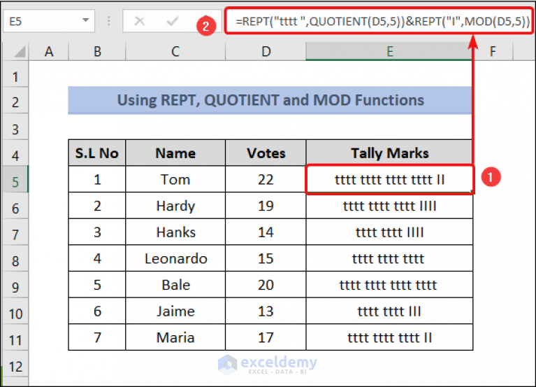 how-to-make-tally-marks-in-excel-4-easy-methods-exceldemy