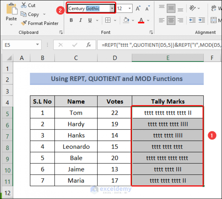 how-to-make-tally-marks-in-excel-4-easy-methods-exceldemy