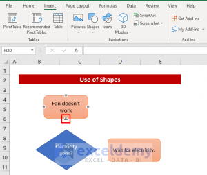 How to Make a Yes No Flowchart in Excel (2 Useful Methods) - ExcelDemy