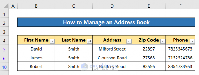 how-to-make-an-address-book-in-excel-an-ultimate-guide-exceldemy