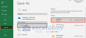 How To Save Excel File In XLSX Format (4 Easy Methods) - ExcelDemy