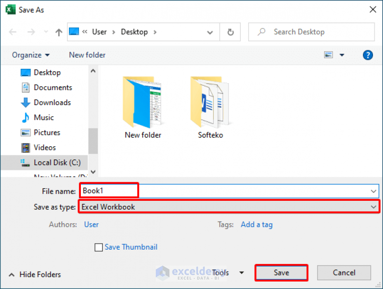 How to Save Excel File in XLSX Format (4 Easy Methods) ExcelDemy