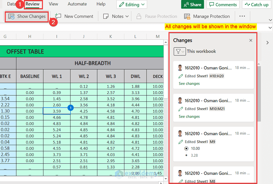 How To See History Of Edit In Excel With Easy Steps ExcelDemy