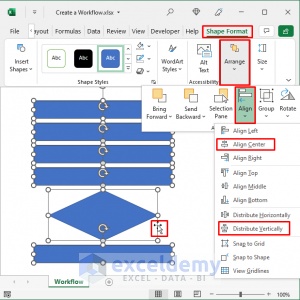 How to Create a Workflow in Excel (3 Simple Methods) - ExcelDemy