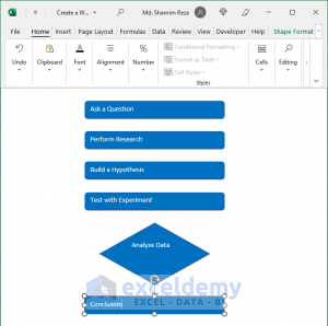 How to Create a Workflow in Excel (3 Simple Methods) - ExcelDemy