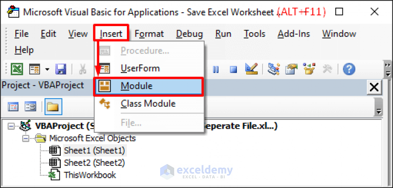 How To Save A Worksheet In Excel To A Separate File (3 Handy Methods)