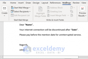 How To Mail Merge From Excel To Outlook With Easy Steps ExcelDemy