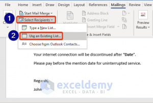 outlook 365 mail merge excel