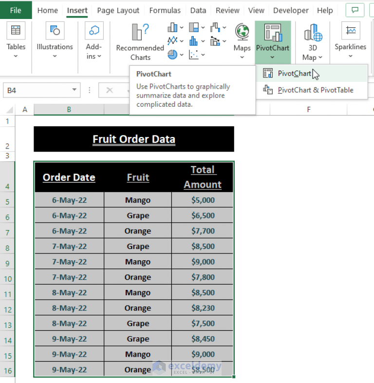 How To Group Dates In Excel Chart 3 Easy Ways Exceldemy 7416