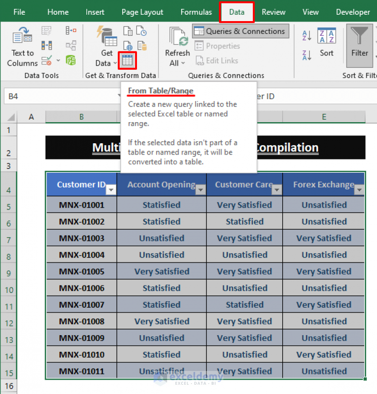 How To Analyze Survey Data With Multiple Responses In Excel (2 Methods)