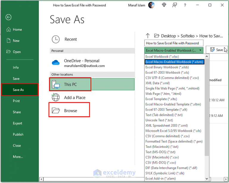 how-to-save-excel-file-with-password-exceldemy