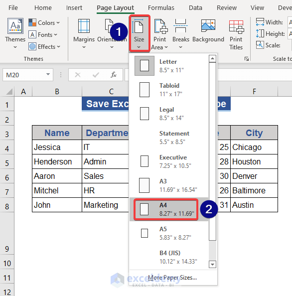  How To Save Excel As PDF Landscape with Quick Steps ExcelDemy