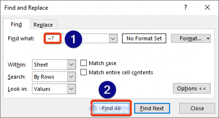 search-for-question-mark-in-excel-4-suitable-methods-exceldemy