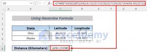 How to Calculate Distance Between Two Addresses in Excel (3 Ways)