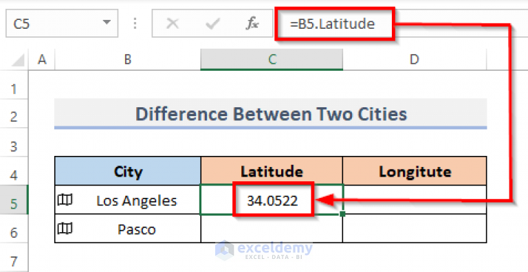 how-to-calculate-distance-between-two-cities-in-excel-exceldemy