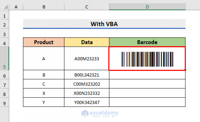 How To Generate Code 128 Barcode Font For Excel With Easy Steps 4467