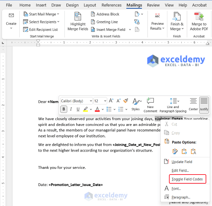 How To Change Date Format In Excel Mail Merge with Quick Steps 